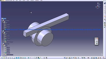 Catia V5 Tutorials|Rack & Pinion Mechanism Simulation P2|Digital Mockup|DMU Kinematics