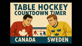 Countdown timer with audio music signal for table hockey matches #stiga #tablehockey
