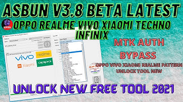 ASBUN V3.8 All Error Fixed||ASBUN Tool Oppo Realme Vivo Xiaomi Techno Infinix Unlock Locks Frp