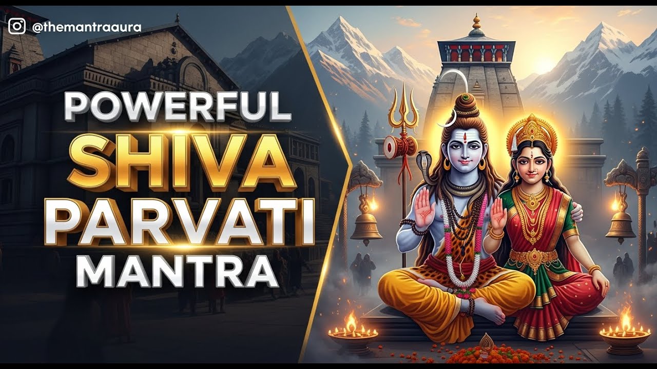 Powerful Shiva Parvati Mantra | Om Uma Maheshwarabhyam Namah for Love, Harmony & Inner Balance