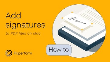 How to electronically sign a PDF on Mac