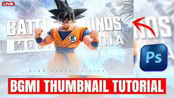 BGMI 4.1 Winter Update Thumbnail Tutorial #photoshop #tutorial