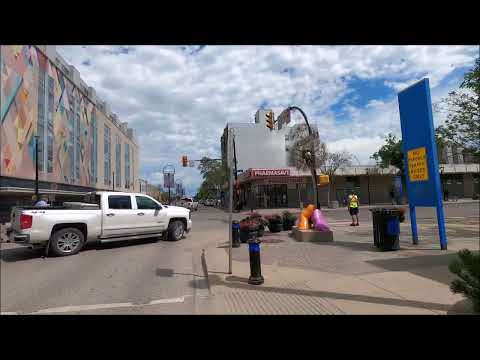 Walk in Downtown Saskatoon - Summer 2022 [4K]