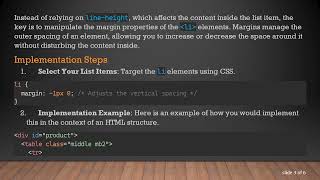 How to Reduce Line Spacing Between li Elements in CSS