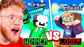 DREAM vs MrBeast Minecraft BATTLE REMATCH! (insane)