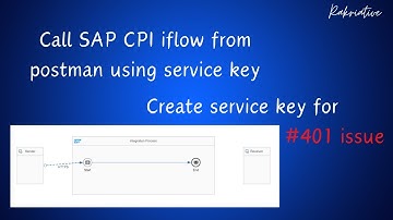 Call SAP CPI iflow from postman using service key #401 #iflow #sap #cpi