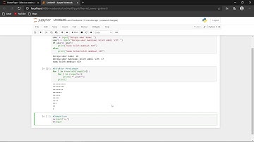 Tutorial membuat 4 program sederhana menggunakan Jupyter notebook melalui anaconda prompt