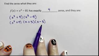 Higher Order Polynomial - Finding All Zeros