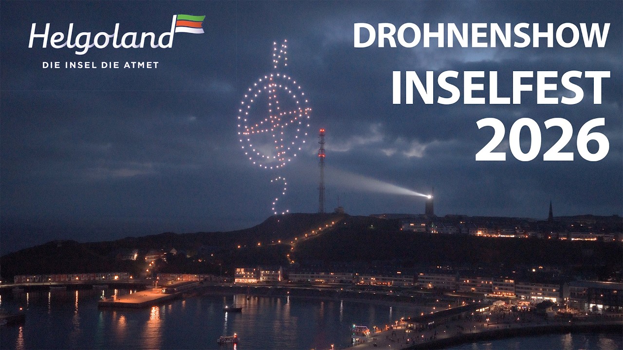 Helgoland Drohnenshow 2026 (Inselfest)