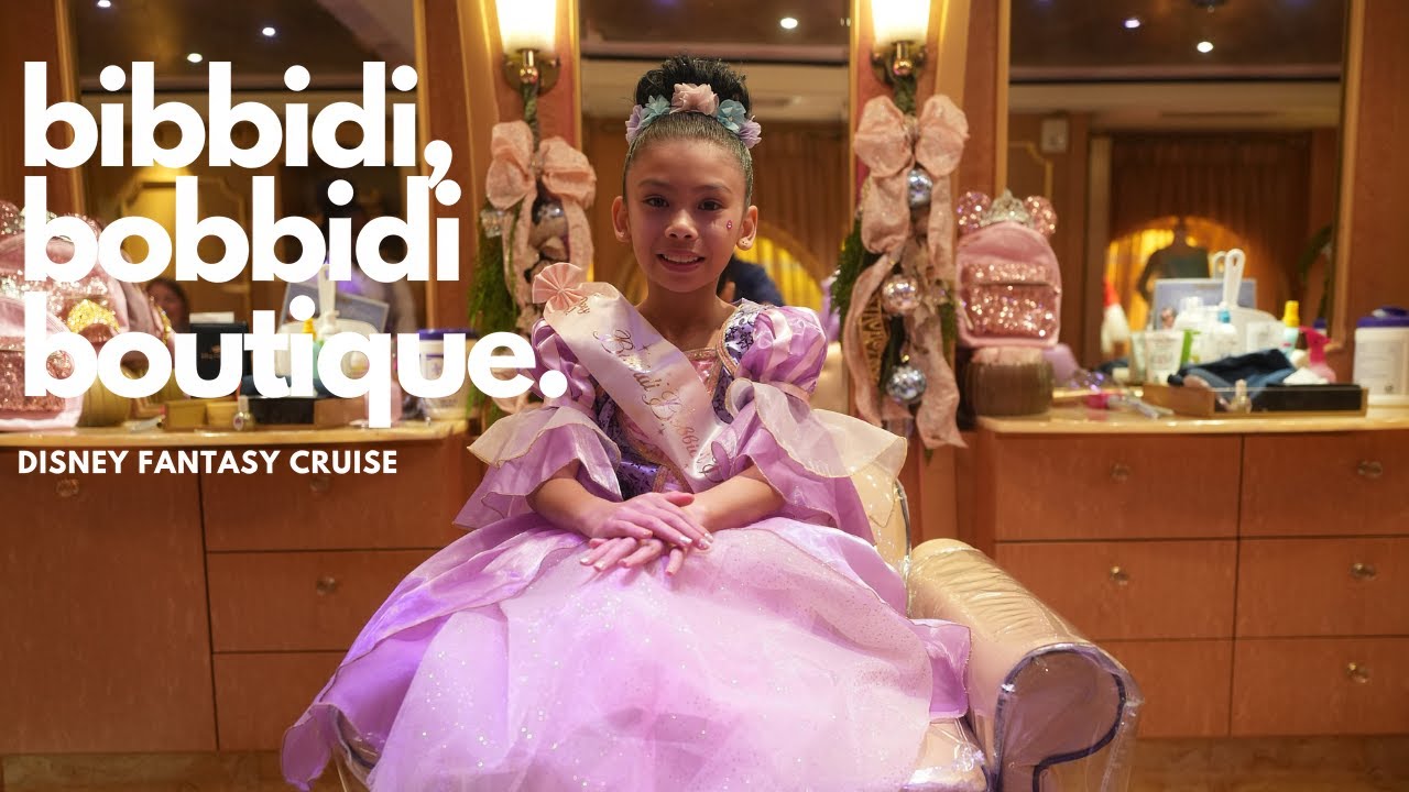 Bibbidi Bobbidi Boutique Makeover | Rapunzel Transformation on Disney Fantasy Cruise