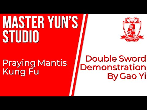 Master Wang Qing Zhai Inherit Festival | Praying Mantis Kung Fu Double Sword Demonstration