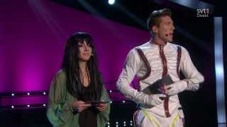 Melodifestivalen 2013, deltävling 1 - Opening Karlskrona - Danny Saucedo & Gina Dirawi ᴴᴰ