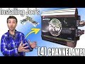 Installing 4 Channel Amp w/ Joe's SOUNDSTREAM Tarantula Amplifier | Wiring Up & Tuning Gain Settings