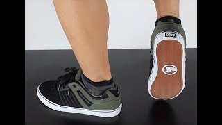 DVS CELSIUS CT black olive leather