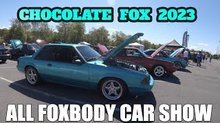 Chocolate Fox 2023 FOXBODY CAR SHOW FULL COVERAGE