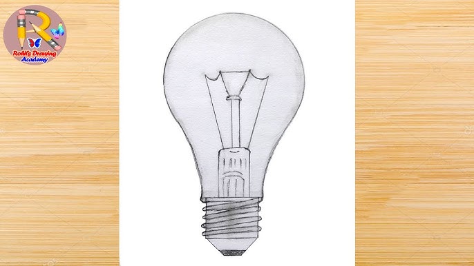 How to Draw a Cartoon Light Bulb