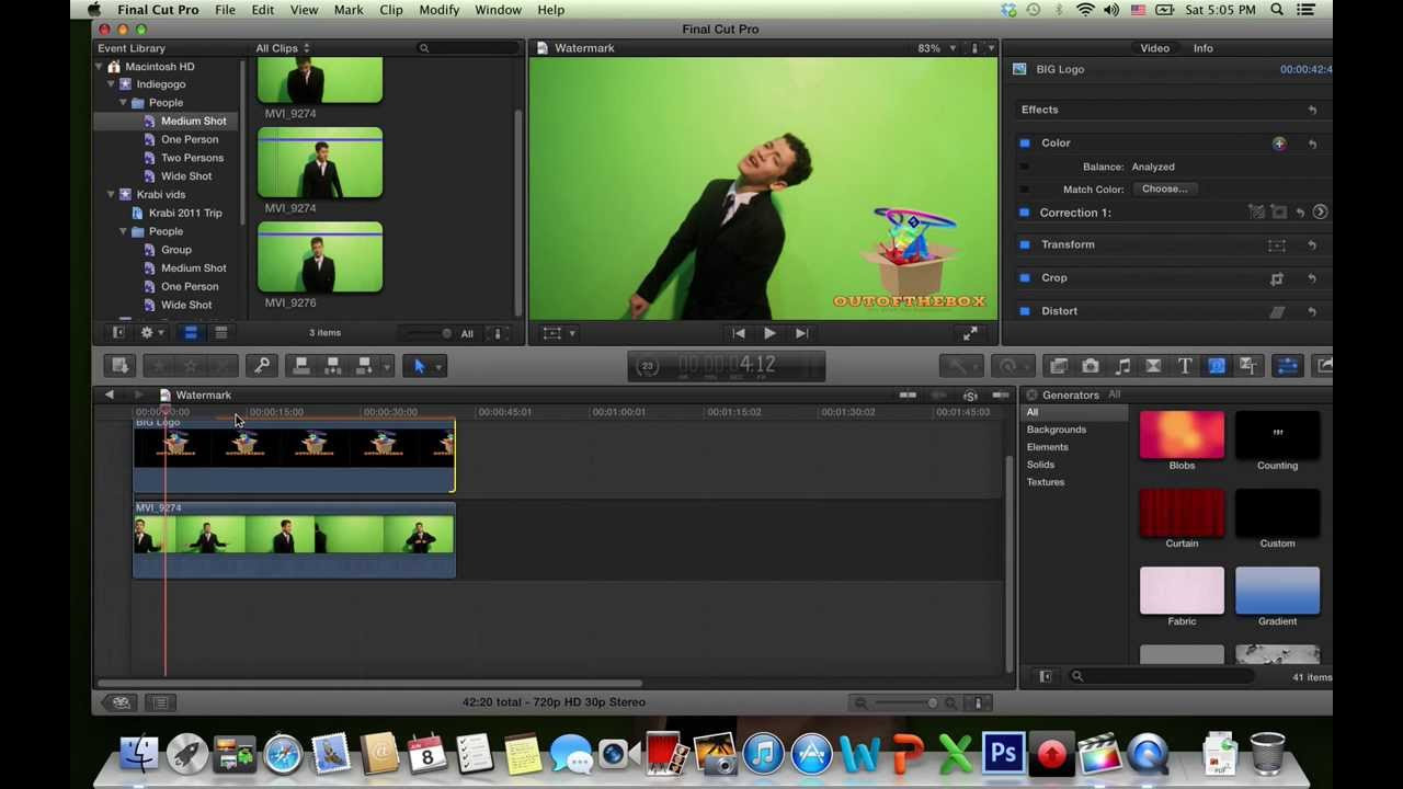 Update New How to add a Logo/Watermark to a video in FCP X