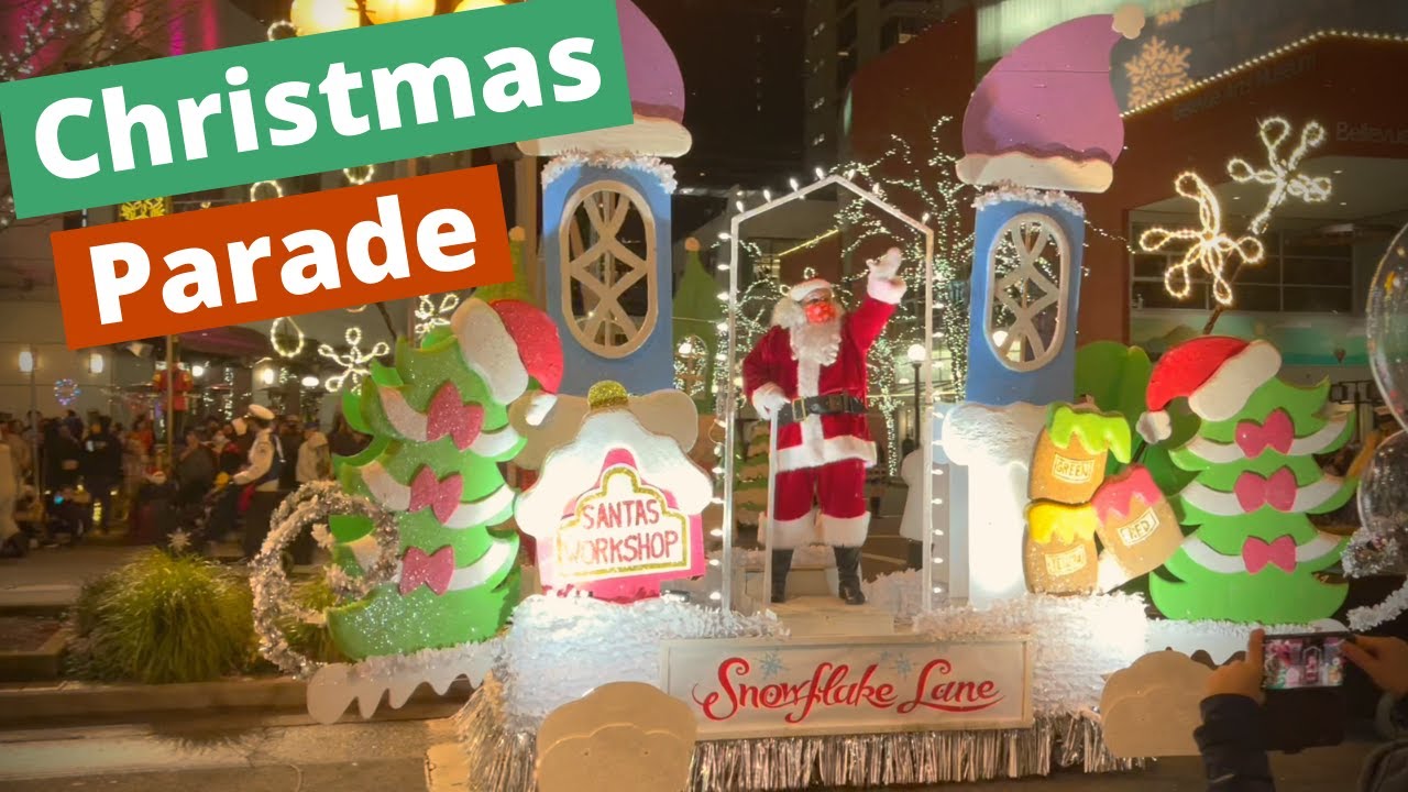 Christmas Parade Bellevue Square 75 years Snowflake Lane