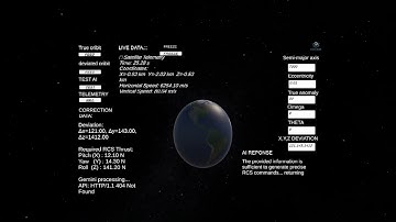 🚀 Satellite Orbit Correction Simulation in Unity | RCS System Demo