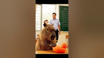 Nhàn mách thầy Capy ăn vịt quay bắc kinh trong lớp #capybara