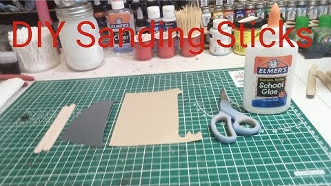 BONUS VIDEO -Budget-Friendly Sanding Sticks -Make Them Yourself (With Proper Volume).
