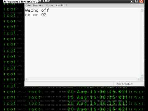 MatriX Batch File Tutorial (English)