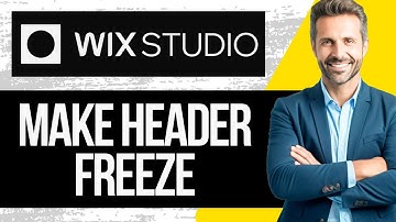How to Make Header Freeze in Wix Studio