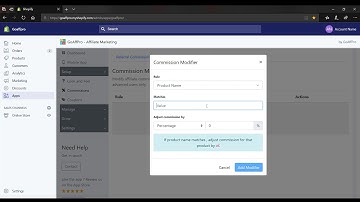 Set Commission Modifier with Product Name | How-to | GoAffPro