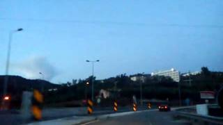 A chegar a Portalegre, num fim de tarde de domingo