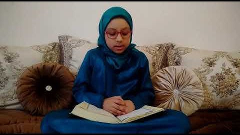 مسابقة الكتاكيت برغانوا إيطاليا ||تلاوة القرآن || سكينة والحاج 10 سنوات