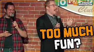 Steve Hofstetter Heckles His Opener - Steve Hofstetter