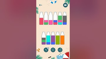 water sort advance2 level 44 | brain game puzzle | gameplay walkthrough solution