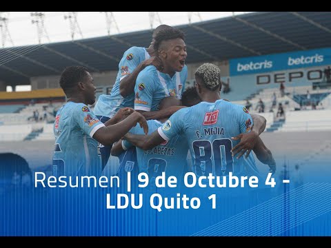 Resumen: Nueve de Octubre 4 - LDU Quito 1
