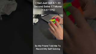 13+ TPS On Cam!!!! 1.34 Second 2x2 Solve #shorts #2x2 #cubing