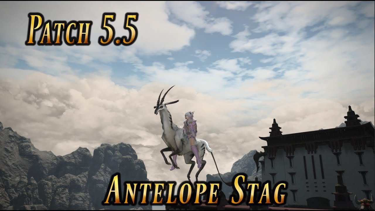 FFXIV Antelope Stag Mount YouTube