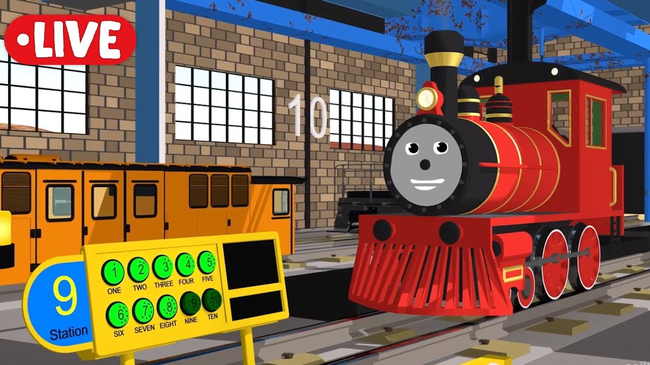 Мультики про паровозик Шонни🔴 Развивающие и обучающие мультфильмы для детей