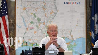 Biden delivers remarks in Louisiana on Hurricane Ida response - 9/3 (FULL LIVE STREAM)