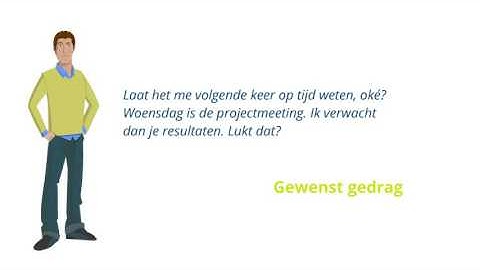 assertief script voorbeeld 2