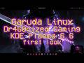 Kick stream and record Garuda Linux KDE Plasma 6.6 #foss #gnu #linux #garuda #arch #kde #plasma
