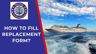 Maritime How to fill Replacement form - Vessel