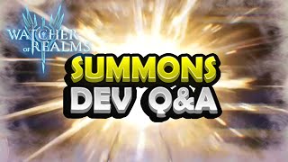 My BEST Summons and Discord Developer Q&A! [Watcher of Realms] screenshot 2