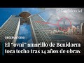 El rascacielos eterno de Benidorm: un “ovni” amarillo de 200 metros