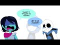 UNDERTALE COMICS MIX - Лансер это СвапСанс?!