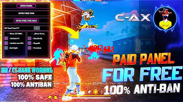 Antiban Free Fire Panel  || Free Fire Mod Menu 100% Safe 💀 Free Fire Injector Safe ✅  || #freefire​