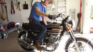 CB750 Kick Start and Run