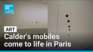 Artist Alexander Calders Mobiles Come To Life In A Paris Exhibition France 24 English