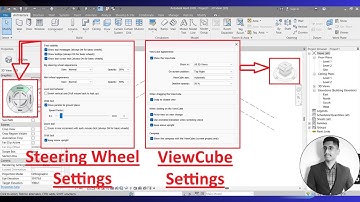 Steering wheel settings, View cube setting, File location, Check spelling