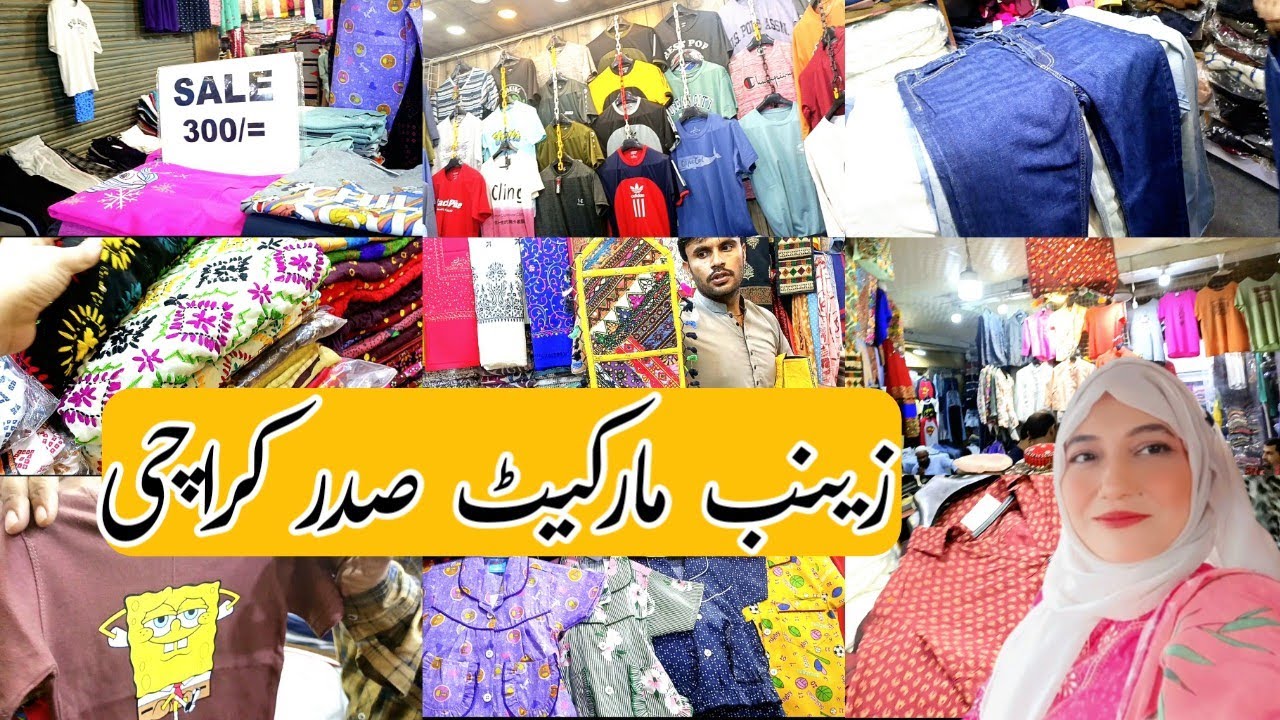 Zainab Market Saddar Karachi Affordable Shopping Handmade