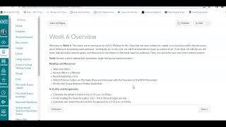 ENG 101 13wk Week 6 overview