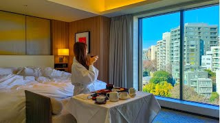 Junior Suite Room of Sheraton Miyako Hotel Tokyo, Luxury Hotel😴🛌Sheraton CLUB Review/Japan Travel